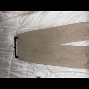 Tan zipper on the side pants medium